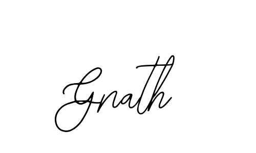 Gnath stylish signature style. Best Handwritten Sign (Bearetta-2O07w) for my name. Handwritten Signature Collection Ideas for my name Gnath. Gnath signature style 12 images and pictures png