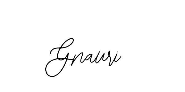 Create a beautiful signature design for name Gnauri. With this signature (Bearetta-2O07w) fonts, you can make a handwritten signature for free. Gnauri signature style 12 images and pictures png