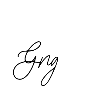 How to make Gng signature? Bearetta-2O07w is a professional autograph style. Create handwritten signature for Gng name. Gng signature style 12 images and pictures png