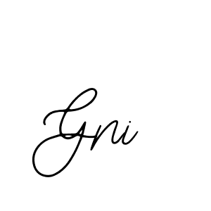 Make a beautiful signature design for name Gni. With this signature (Bearetta-2O07w) style, you can create a handwritten signature for free. Gni signature style 12 images and pictures png