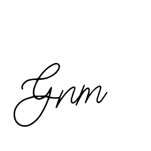 You should practise on your own different ways (Bearetta-2O07w) to write your name (Gnm) in signature. don't let someone else do it for you. Gnm signature style 12 images and pictures png