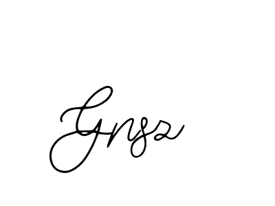Bearetta-2O07w is a professional signature style that is perfect for those who want to add a touch of class to their signature. It is also a great choice for those who want to make their signature more unique. Get Gnsz name to fancy signature for free. Gnsz signature style 12 images and pictures png