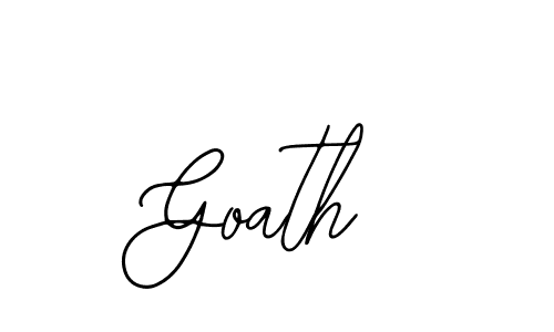 Also we have Goath name is the best signature style. Create professional handwritten signature collection using Bearetta-2O07w autograph style. Goath signature style 12 images and pictures png