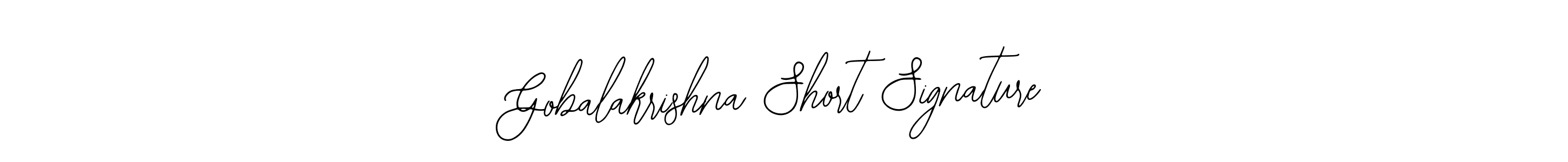 Bearetta-2O07w is a professional signature style that is perfect for those who want to add a touch of class to their signature. It is also a great choice for those who want to make their signature more unique. Get Gobalakrishna Short Signature name to fancy signature for free. Gobalakrishna Short Signature signature style 12 images and pictures png