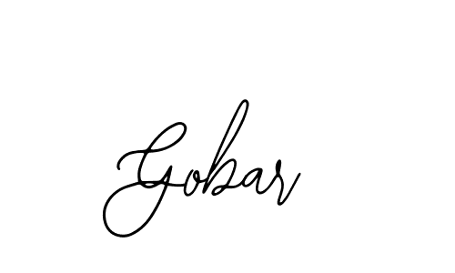 How to make Gobar signature? Bearetta-2O07w is a professional autograph style. Create handwritten signature for Gobar name. Gobar signature style 12 images and pictures png