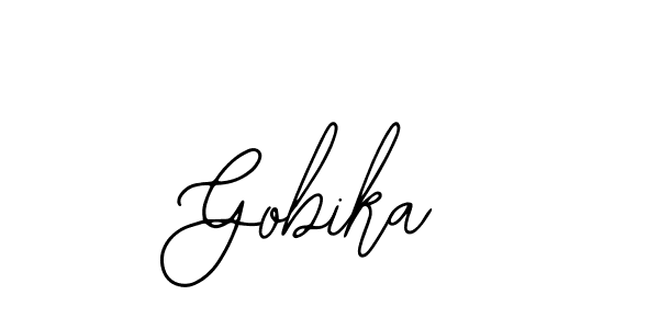 if you are searching for the best signature style for your name Gobika. so please give up your signature search. here we have designed multiple signature styles  using Bearetta-2O07w. Gobika signature style 12 images and pictures png