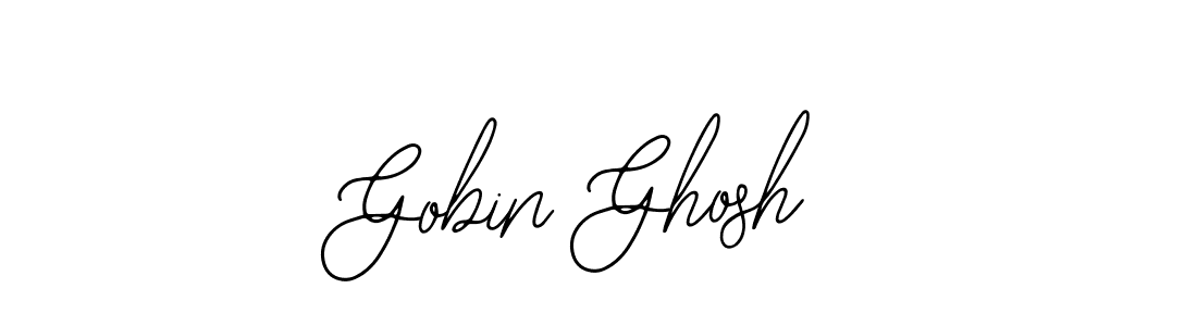 Use a signature maker to create a handwritten signature online. With this signature software, you can design (Bearetta-2O07w) your own signature for name Gobin Ghosh. Gobin Ghosh signature style 12 images and pictures png