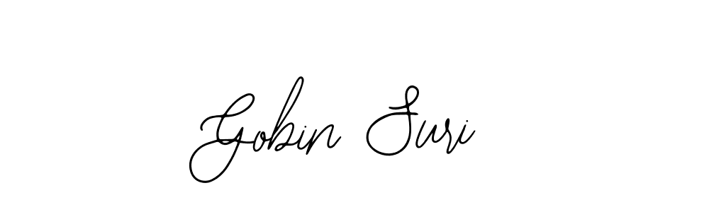 Also You can easily find your signature by using the search form. We will create Gobin Suri name handwritten signature images for you free of cost using Bearetta-2O07w sign style. Gobin Suri signature style 12 images and pictures png