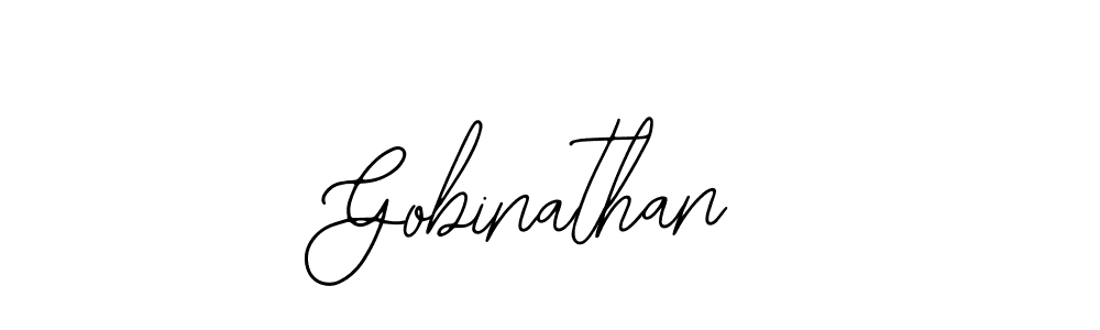 Similarly Bearetta-2O07w is the best handwritten signature design. Signature creator online .You can use it as an online autograph creator for name Gobinathan. Gobinathan signature style 12 images and pictures png