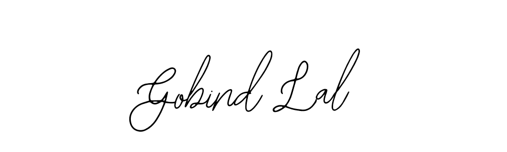Use a signature maker to create a handwritten signature online. With this signature software, you can design (Bearetta-2O07w) your own signature for name Gobind Lal. Gobind Lal signature style 12 images and pictures png