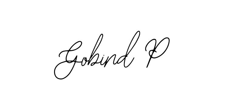 Similarly Bearetta-2O07w is the best handwritten signature design. Signature creator online .You can use it as an online autograph creator for name Gobind P. Gobind P signature style 12 images and pictures png