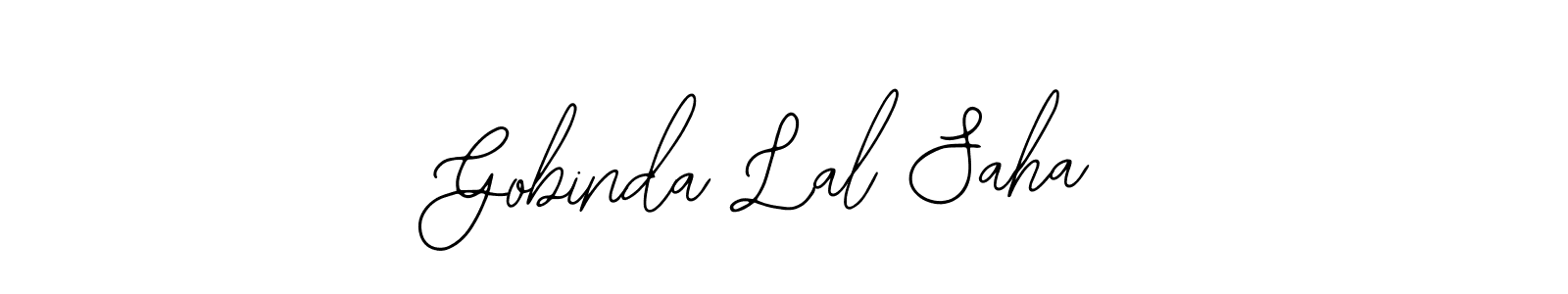 Design your own signature with our free online signature maker. With this signature software, you can create a handwritten (Bearetta-2O07w) signature for name Gobinda Lal Saha. Gobinda Lal Saha signature style 12 images and pictures png