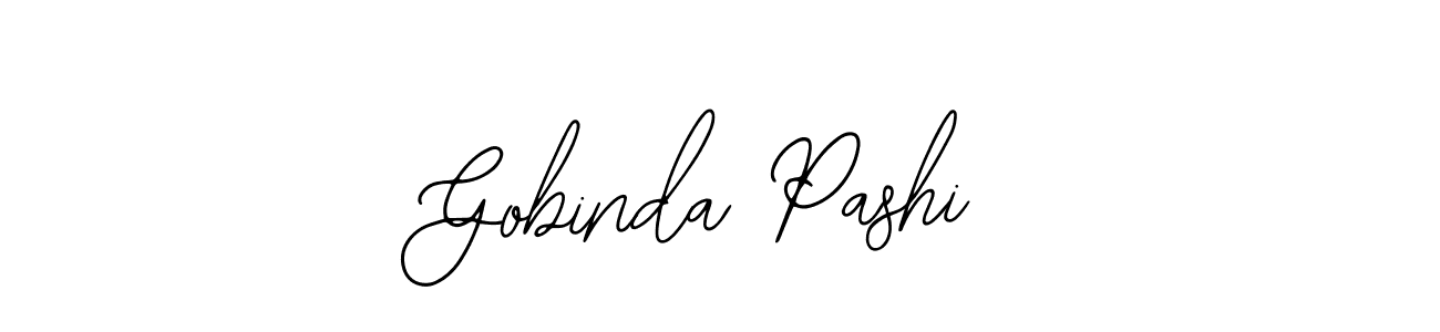 if you are searching for the best signature style for your name Gobinda Pashi. so please give up your signature search. here we have designed multiple signature styles  using Bearetta-2O07w. Gobinda Pashi signature style 12 images and pictures png