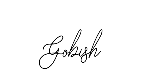 Design your own signature with our free online signature maker. With this signature software, you can create a handwritten (Bearetta-2O07w) signature for name Gobish. Gobish signature style 12 images and pictures png