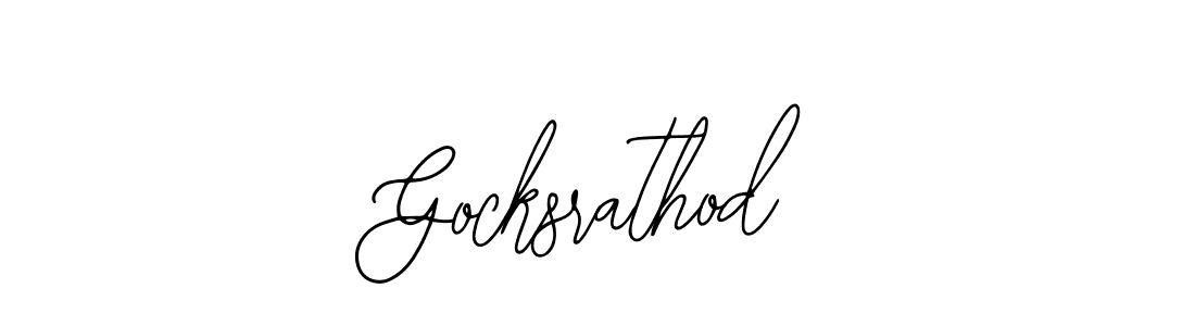 Make a beautiful signature design for name Gocksrathod. Use this online signature maker to create a handwritten signature for free. Gocksrathod signature style 12 images and pictures png