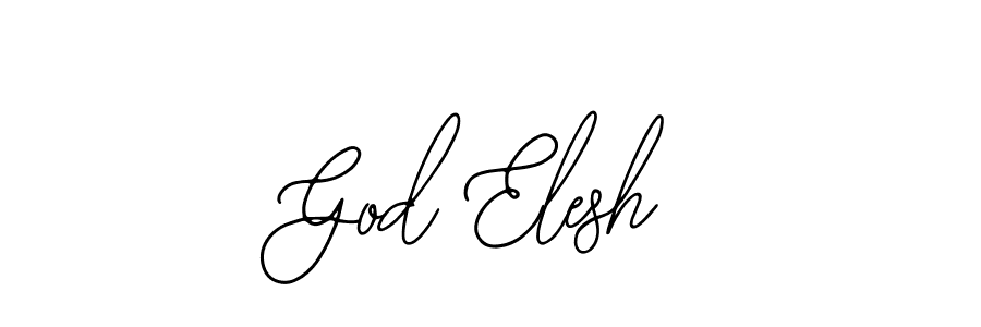 Also we have God Elesh name is the best signature style. Create professional handwritten signature collection using Bearetta-2O07w autograph style. God Elesh signature style 12 images and pictures png