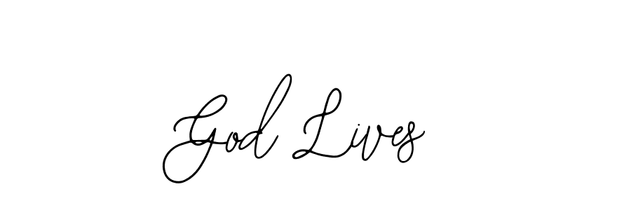 Make a beautiful signature design for name God Lives. With this signature (Bearetta-2O07w) style, you can create a handwritten signature for free. God Lives signature style 12 images and pictures png