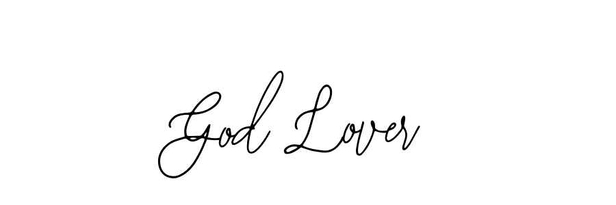 It looks lik you need a new signature style for name God Lover. Design unique handwritten (Bearetta-2O07w) signature with our free signature maker in just a few clicks. God Lover signature style 12 images and pictures png