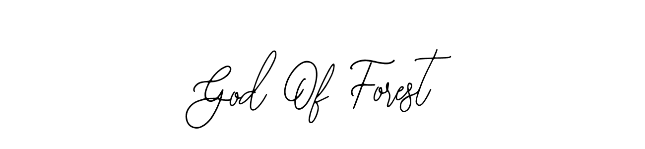 Make a beautiful signature design for name God Of Forest. With this signature (Bearetta-2O07w) style, you can create a handwritten signature for free. God Of Forest signature style 12 images and pictures png