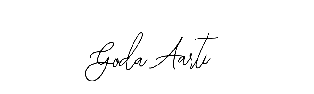 Design your own signature with our free online signature maker. With this signature software, you can create a handwritten (Bearetta-2O07w) signature for name Goda Aarti. Goda Aarti signature style 12 images and pictures png