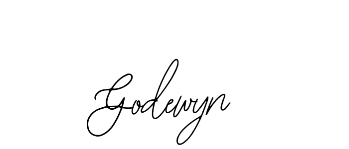 Make a beautiful signature design for name Godewyn. With this signature (Bearetta-2O07w) style, you can create a handwritten signature for free. Godewyn signature style 12 images and pictures png