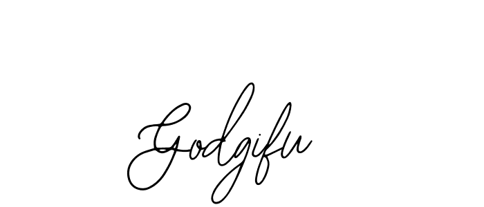 The best way (Bearetta-2O07w) to make a short signature is to pick only two or three words in your name. The name Godgifu include a total of six letters. For converting this name. Godgifu signature style 12 images and pictures png