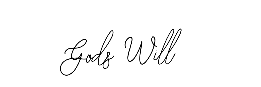 Similarly Bearetta-2O07w is the best handwritten signature design. Signature creator online .You can use it as an online autograph creator for name Gods Will. Gods Will signature style 12 images and pictures png
