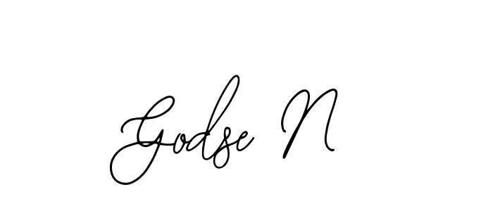 Also we have Godse N name is the best signature style. Create professional handwritten signature collection using Bearetta-2O07w autograph style. Godse N signature style 12 images and pictures png