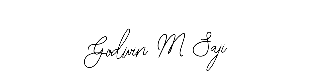 Once you've used our free online signature maker to create your best signature Bearetta-2O07w style, it's time to enjoy all of the benefits that Godwin M Saji name signing documents. Godwin M Saji signature style 12 images and pictures png
