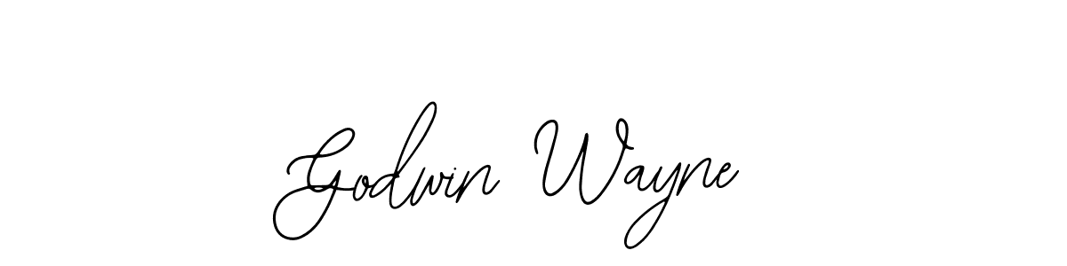 Similarly Bearetta-2O07w is the best handwritten signature design. Signature creator online .You can use it as an online autograph creator for name Godwin Wayne. Godwin Wayne signature style 12 images and pictures png