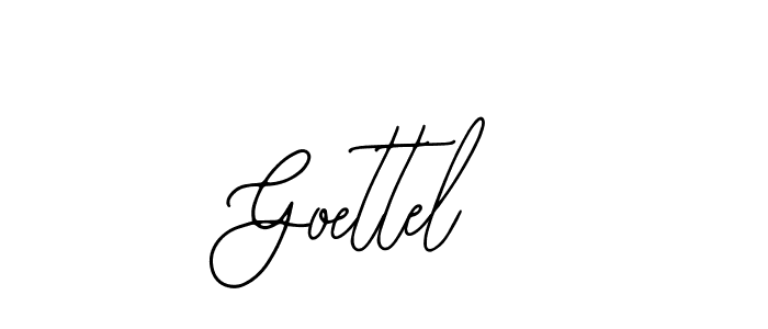 Goettel stylish signature style. Best Handwritten Sign (Bearetta-2O07w) for my name. Handwritten Signature Collection Ideas for my name Goettel. Goettel signature style 12 images and pictures png