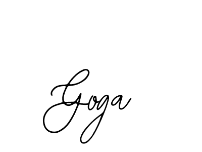 Goga stylish signature style. Best Handwritten Sign (Bearetta-2O07w) for my name. Handwritten Signature Collection Ideas for my name Goga. Goga signature style 12 images and pictures png