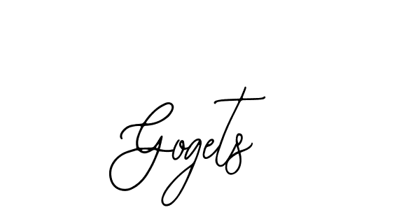 Make a beautiful signature design for name Gogets. Use this online signature maker to create a handwritten signature for free. Gogets signature style 12 images and pictures png