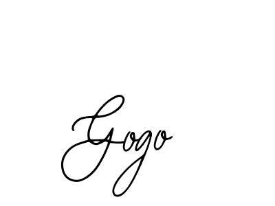 How to make Gogo name signature. Use Bearetta-2O07w style for creating short signs online. This is the latest handwritten sign. Gogo signature style 12 images and pictures png