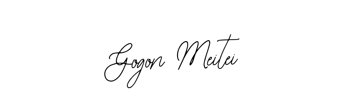 if you are searching for the best signature style for your name Gogon Meitei. so please give up your signature search. here we have designed multiple signature styles  using Bearetta-2O07w. Gogon Meitei signature style 12 images and pictures png