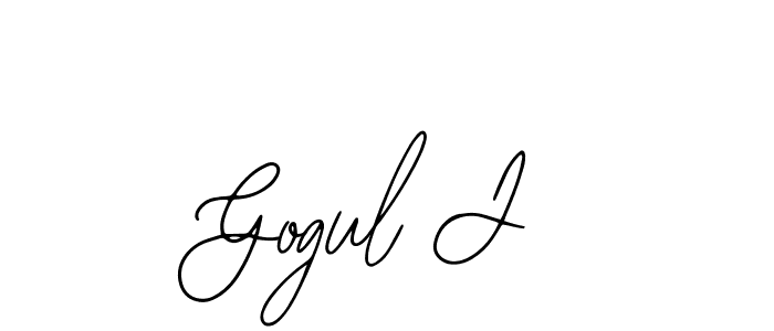 Here are the top 10 professional signature styles for the name Gogul J. These are the best autograph styles you can use for your name. Gogul J signature style 12 images and pictures png