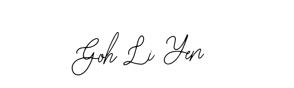 Make a beautiful signature design for name Goh Li Yen. With this signature (Bearetta-2O07w) style, you can create a handwritten signature for free. Goh Li Yen signature style 12 images and pictures png