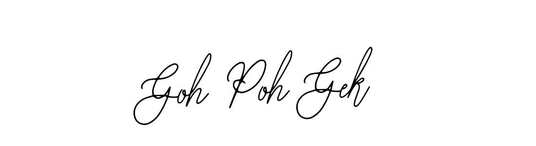 Also You can easily find your signature by using the search form. We will create Goh Poh Gek name handwritten signature images for you free of cost using Bearetta-2O07w sign style. Goh Poh Gek signature style 12 images and pictures png