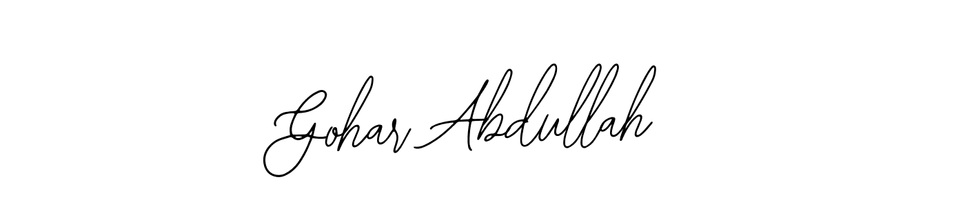 Check out images of Autograph of Gohar Abdullah name. Actor Gohar Abdullah Signature Style. Bearetta-2O07w is a professional sign style online. Gohar Abdullah signature style 12 images and pictures png