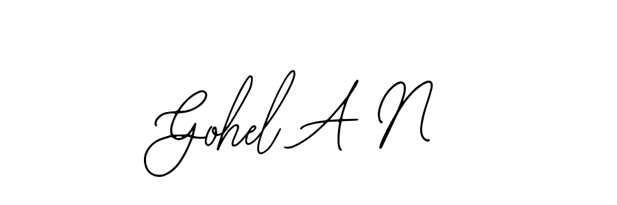 How to Draw Gohel A N signature style? Bearetta-2O07w is a latest design signature styles for name Gohel A N. Gohel A N signature style 12 images and pictures png