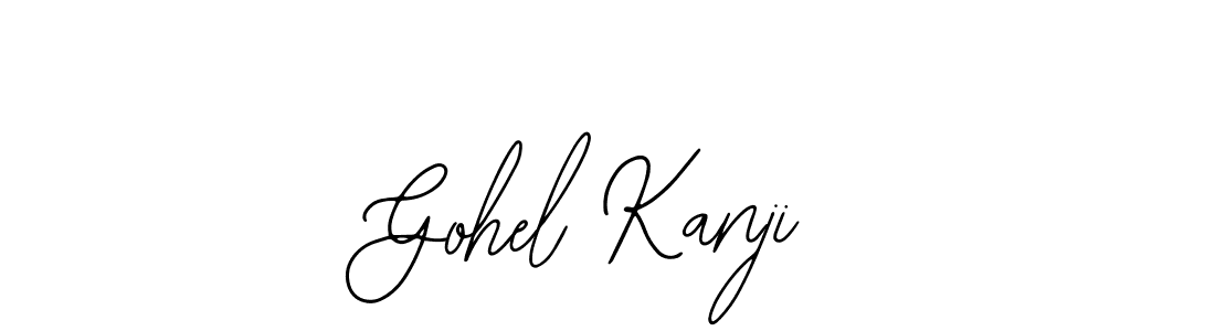 How to Draw Gohel Kanji signature style? Bearetta-2O07w is a latest design signature styles for name Gohel Kanji. Gohel Kanji signature style 12 images and pictures png