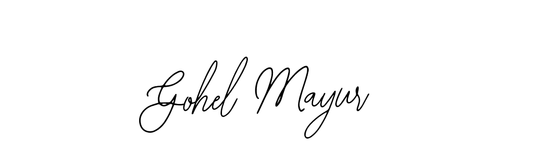 Create a beautiful signature design for name Gohel Mayur. With this signature (Bearetta-2O07w) fonts, you can make a handwritten signature for free. Gohel Mayur signature style 12 images and pictures png