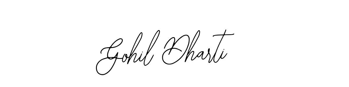 Gohil Dharti stylish signature style. Best Handwritten Sign (Bearetta-2O07w) for my name. Handwritten Signature Collection Ideas for my name Gohil Dharti. Gohil Dharti signature style 12 images and pictures png