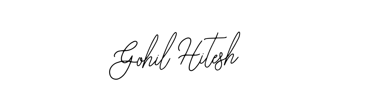 You can use this online signature creator to create a handwritten signature for the name Gohil Hitesh. This is the best online autograph maker. Gohil Hitesh signature style 12 images and pictures png