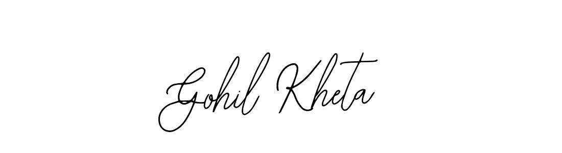 Also we have Gohil Kheta name is the best signature style. Create professional handwritten signature collection using Bearetta-2O07w autograph style. Gohil Kheta signature style 12 images and pictures png