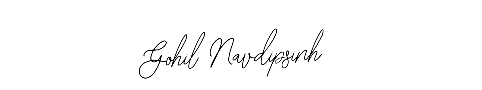 Similarly Bearetta-2O07w is the best handwritten signature design. Signature creator online .You can use it as an online autograph creator for name Gohil Navdipsinh. Gohil Navdipsinh signature style 12 images and pictures png