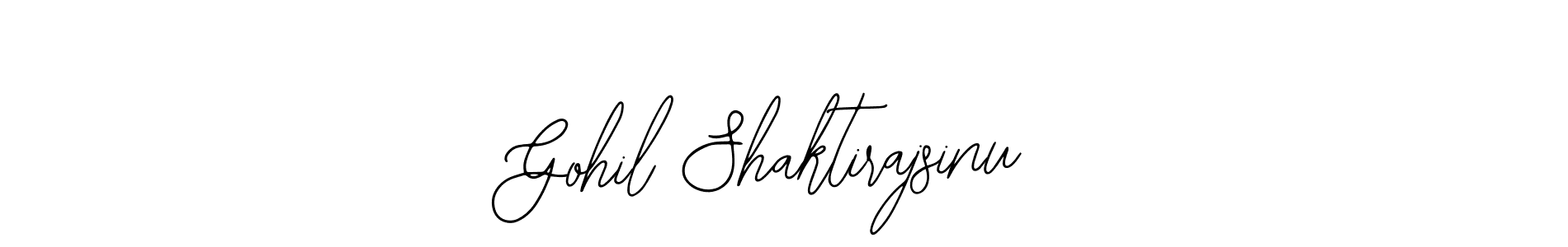 Make a beautiful signature design for name Gohil Shaktirajsinu. With this signature (Bearetta-2O07w) style, you can create a handwritten signature for free. Gohil Shaktirajsinu signature style 12 images and pictures png