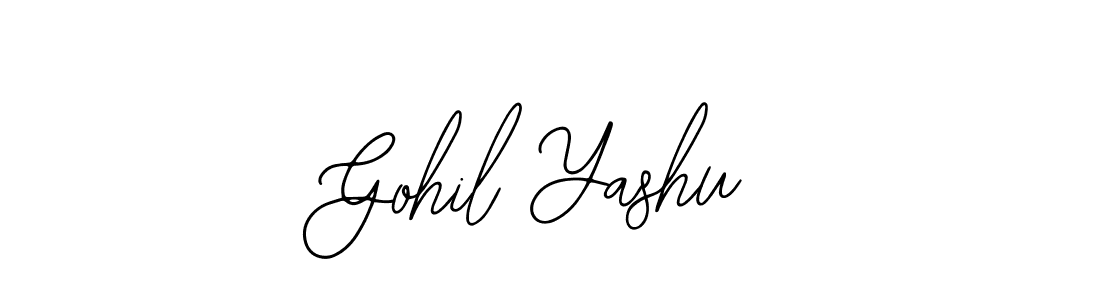 How to Draw Gohil Yashu signature style? Bearetta-2O07w is a latest design signature styles for name Gohil Yashu. Gohil Yashu signature style 12 images and pictures png
