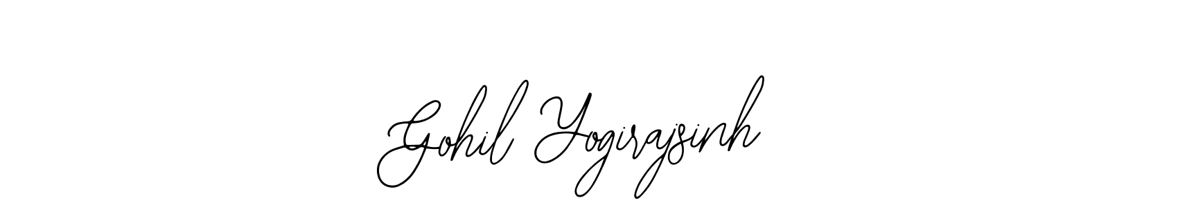 Make a short Gohil Yogirajsinh signature style. Manage your documents anywhere anytime using Bearetta-2O07w. Create and add eSignatures, submit forms, share and send files easily. Gohil Yogirajsinh signature style 12 images and pictures png