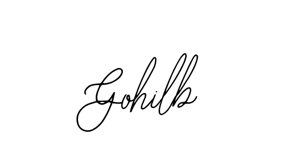 Bearetta-2O07w is a professional signature style that is perfect for those who want to add a touch of class to their signature. It is also a great choice for those who want to make their signature more unique. Get Gohilb name to fancy signature for free. Gohilb signature style 12 images and pictures png
